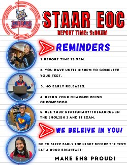 EOC Reminders