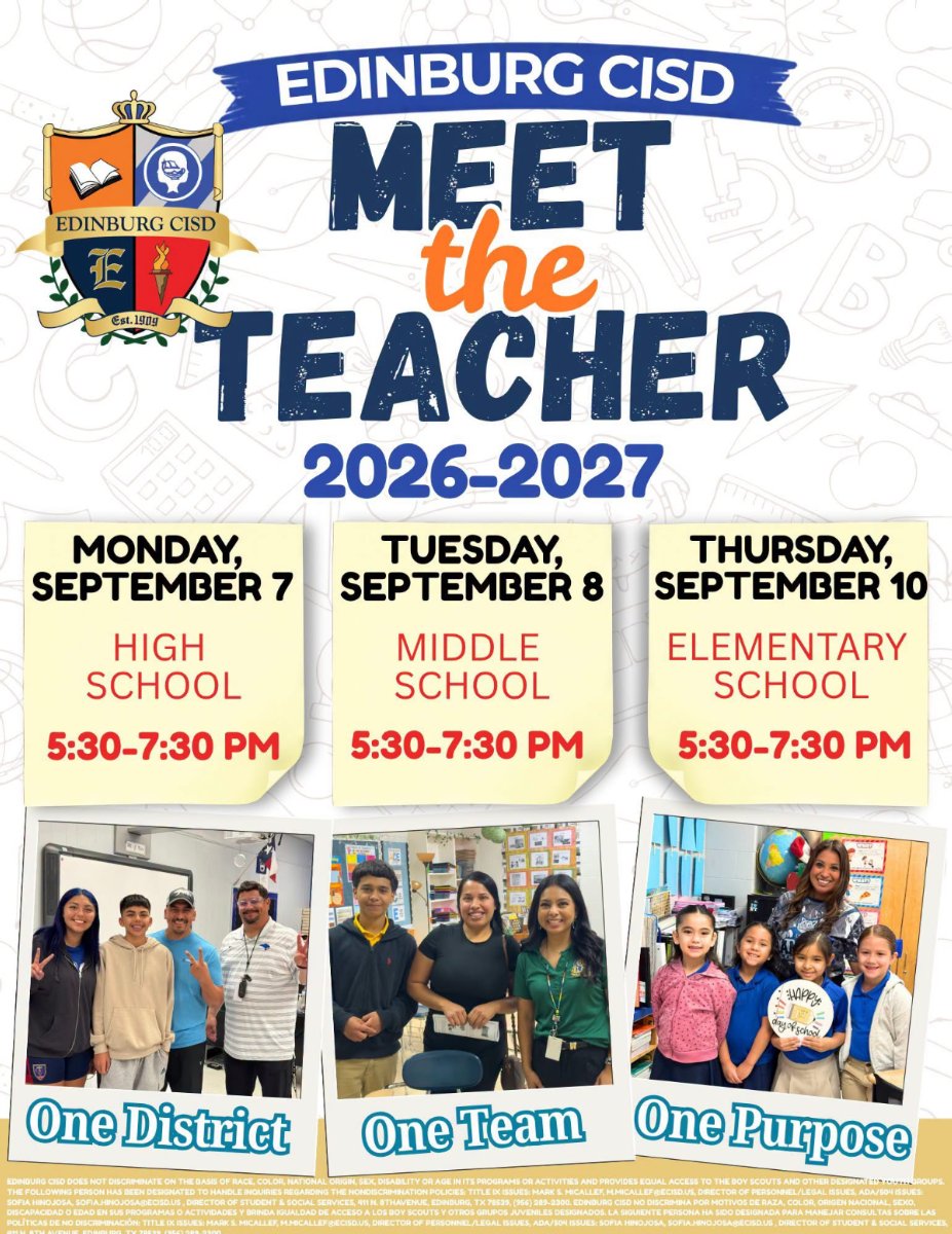Meet The Teacher - English